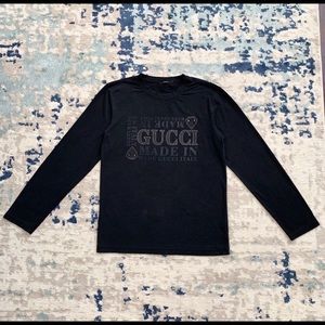 Vintage GUCCI long sleeve AUTHENTIC size Large